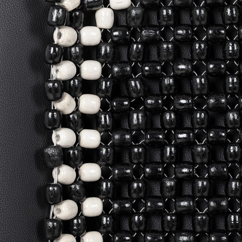 Road Comforts Wood Beaded Seat Cover Back Massage Cushion for Stress Free - Keeps Back from Getting Sweaty While Driving 1PC (Black) - Image 5